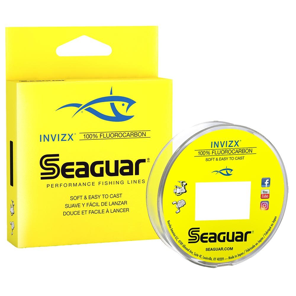 Seaguar InvizX Fluorocarbon 200yds 15 lb - Angler's Choice Tackle