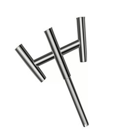 Triple Stainless Kite Rod Holder Adjustable