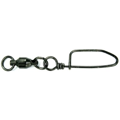 Billfisher Billfisher BBSS10-1PK Ball Bearing Snap Swivels Black 660 lb 1pk