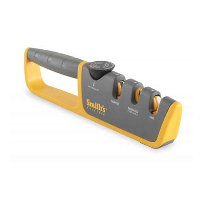 Smiths Smith's 50264 Adjustable Angle Pull Thru Knife Sharpener 3-Stage