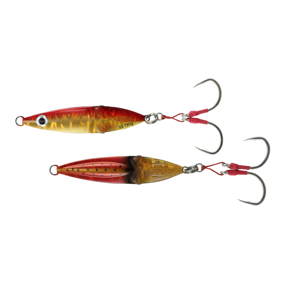 Savage Gear SJ-80-PSZ Squish Jig 80g Silver Zebra Glow - Angler's
