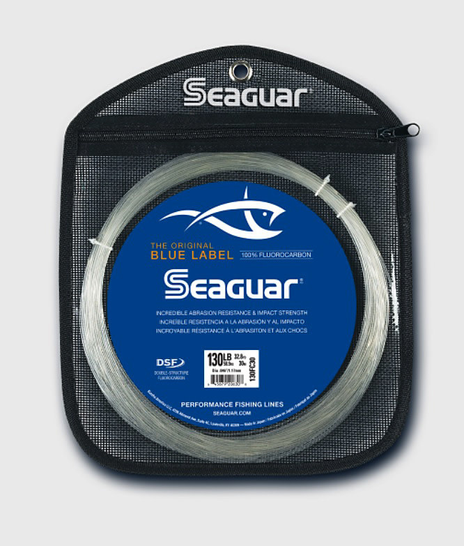 Seaguar Blue Label Big Game 30meter Fluorocarbon Leader (200Pounds)