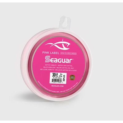 Seaguar Seaguar Pink Label Fluorocarbon Leader 25yds  80 lb