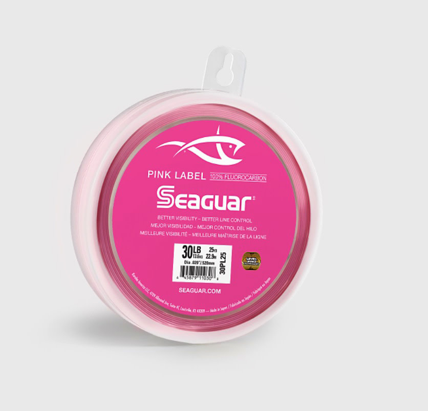 Seaguar Pink Label Fluorocarbon 25yds 40 lb - Angler's Choice Tackle