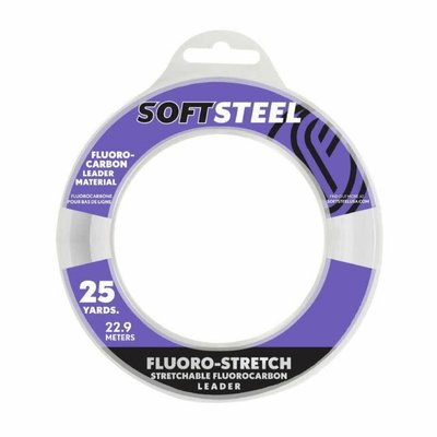 Soft  Steel Soft Steel Stretchable Fluorocarbon Leader 25yds 100lb