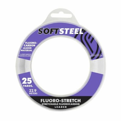 Soft  Steel Soft Steel Stretchable Fluorocarbon Leader 25yds 10lb
