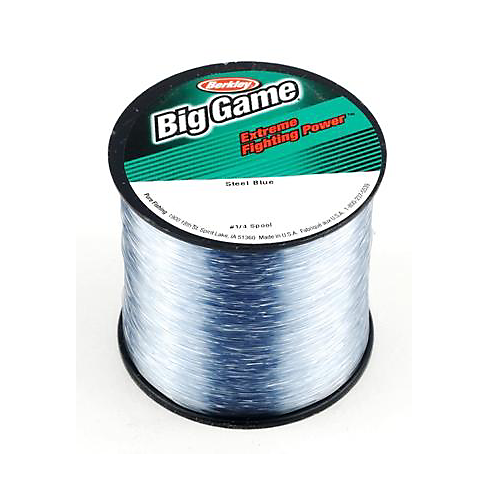 Berkley Trilene Big Game Monofilament Line: 10 lb.; Steel Blue; Quarter