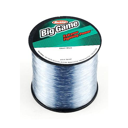 Berkley Trilene Big Game Monofilament Line: 12 lb.; Steel Blue; Quarter