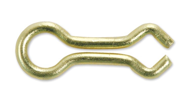 Hilts BSE-2 Brass Sinker Eyes Sz2 100Pk Hilts BSE-2 Brass Sinker Eyes Sz2 100Pk