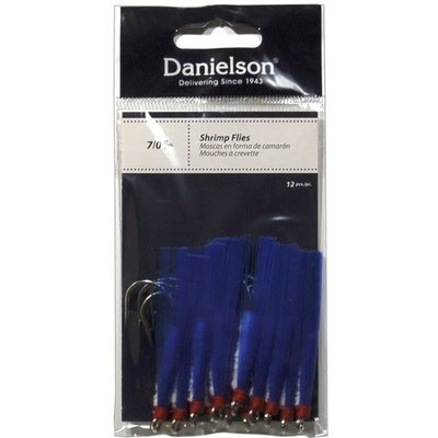 Danielson Danielson SFMBWR Shrimp Flys SFMBWR 12pk Blue/White