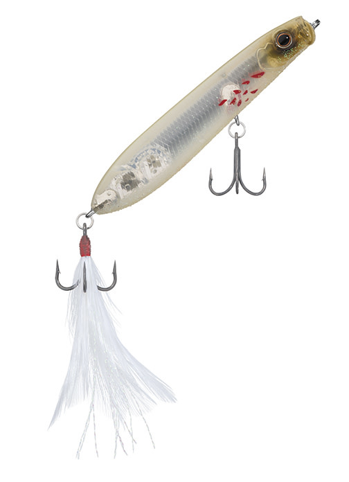 Daiwa SB-77.7-240 Evergreen Topwater Plug Bleeding White - Angler's ...