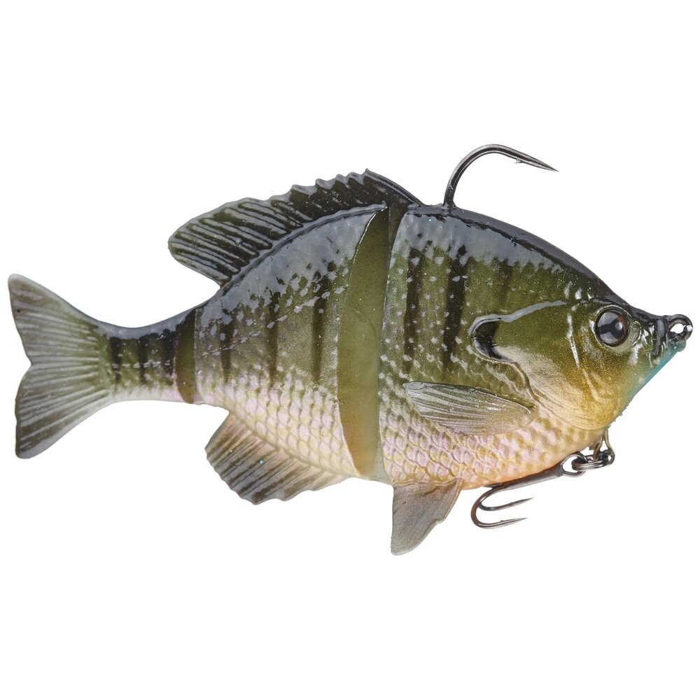 Savage Gear BSS-100-DG 3D Line Thru Bluegill 4in Slow Sinking Dark