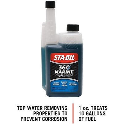 Sta-Bil Sta-Bil STAB22240 Fuel Stabilizer 32oz Marine/Ethanol Treatment