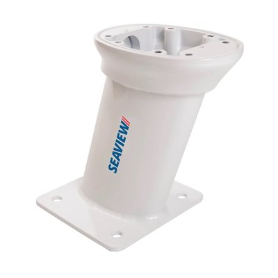 Seaview Seaview PMF-107-M1 10", FWD Raked, White, Modular mount for radar dome Simrad/Lowrance