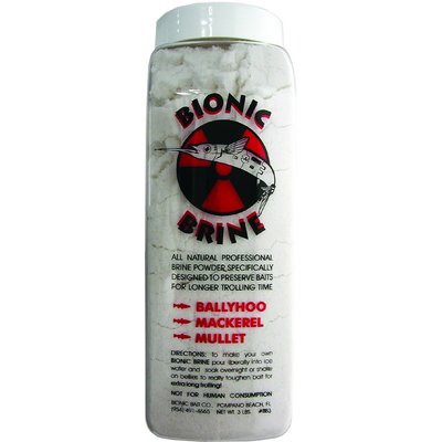Bionic Bait Bionic Bait BB3 Brining Powder 3lb Bottle For Balleyhoo/Mack/Mullet/Flyers