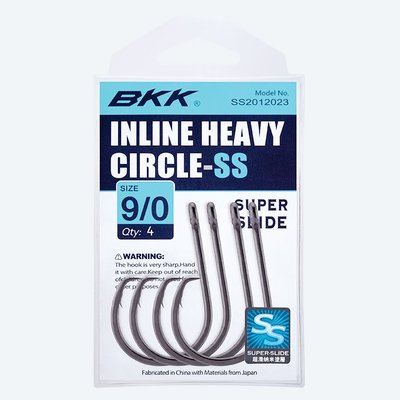 BKK BKK SS Inline Heavy Circle Hooks
