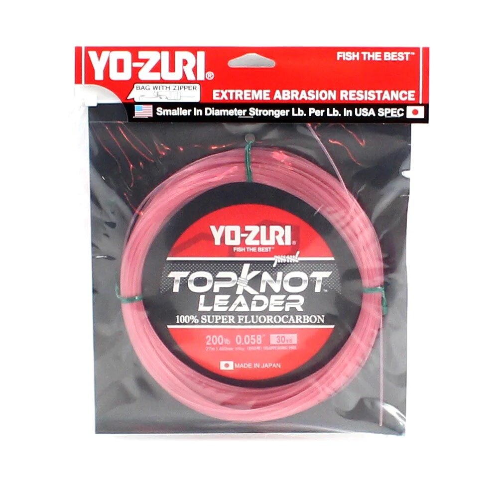 Yo-Zuri Topknot Fluorocarbon Leader Coils 30yds - Angler's Choice