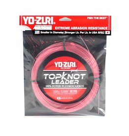 Yo-Zuri Yo-Zuri Topknot Fluorocarbon Leader Pink 30yds 200 lb O
