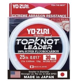 Yo-Zuri Yo-Zuri Topknot Fluorocarbon Leader Clear 30yds 10 lb O