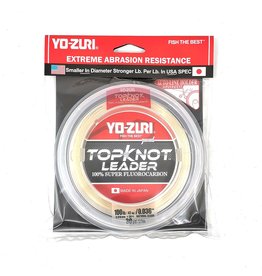 Yo-Zuri Yo-Zuri Topknot Fluorocarbon Leader Clear 30yds 80 lb X