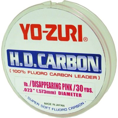 Yo-Zuri Yo-Zuri HD Fluorocarbon 30yd Disappearing Pink
