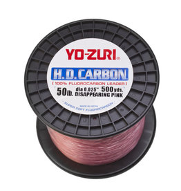 Yo-Zuri Yo-Zuri HD60LB-DP Fluorocarbon Leader Pink 500yds 60lb