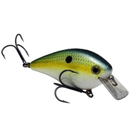 Strike King Strike King HCKVDS2.5-538 Square Bill Silent 3 1/4in Chartreuse Sexy Shad