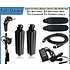 Angler's ChoIce Lithium-ion Battery Tanacom 18Ah 14.8V 5000mAh Electric Reel Battery 2pk w/cable, Charger and Bag