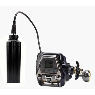 Angler's ChoIce Lithium-ion Battery Tanacom 18Ah 14.8V 5000mAh Electric Reel Battery 2pk w/cable, Charger and Bag