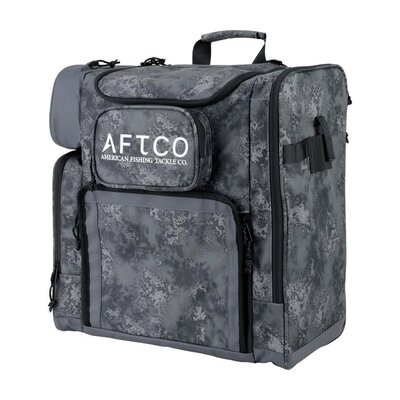 Aftco Aftco ATBP001 Tackle Backpack Charcoal Acid Camo