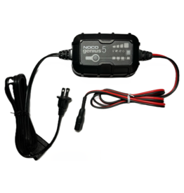Angler's ChoIce Noco Genius5 5A Battery Charger 6V-12V for Lithium w/ Bullet Connector and Bag