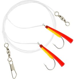 Danielson Danielson 70RY Shrimp Fly Rig 2 Hook 7/0 Red/Yellow