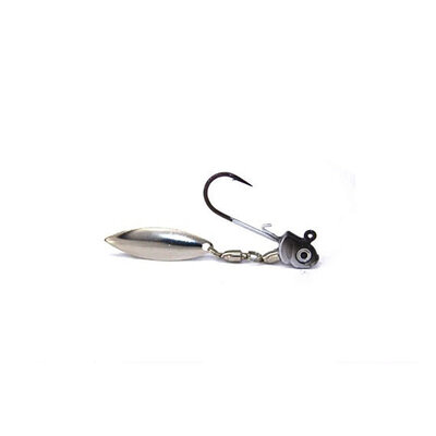 Coolbaits Lure Co Coolbaits DU3/16BLK Underspin Head 3/16oz Black Shad