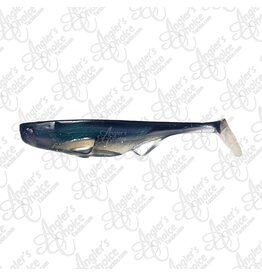 MC Swimbaits MC Swimbait Weedless 5in Black Back Green Line X