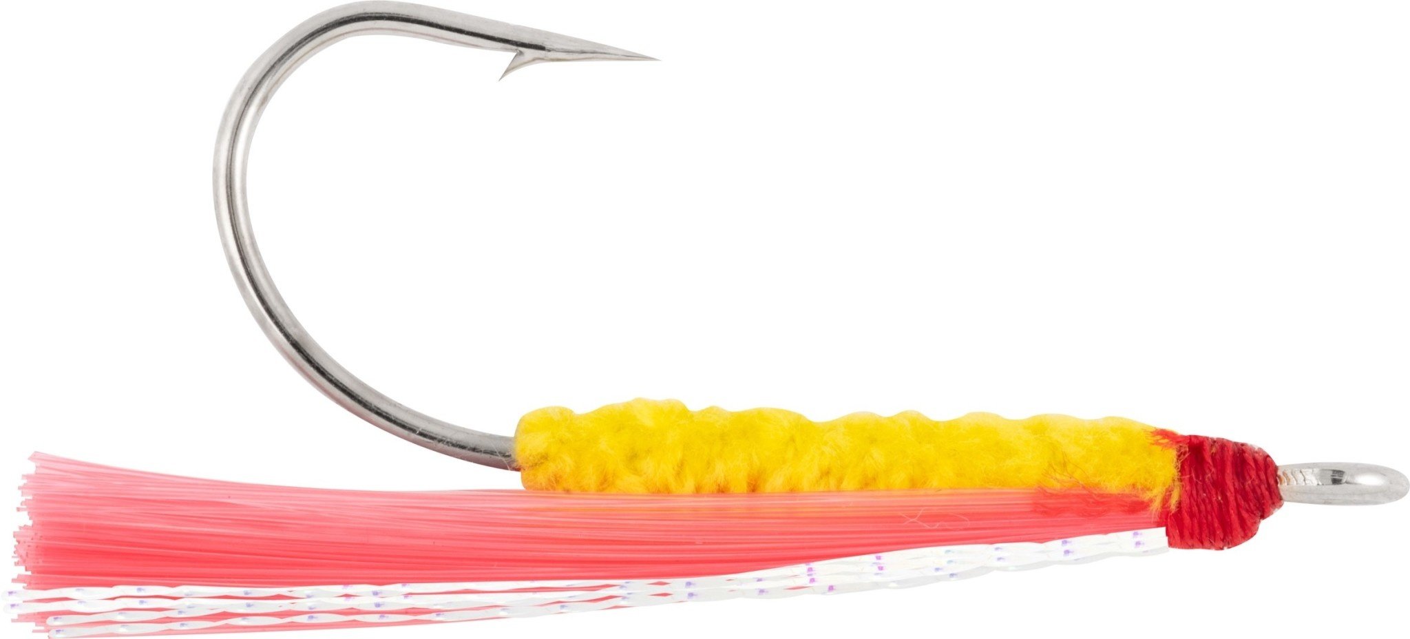 Danielson SFMPYY Fly Mono Shrimp Pink/Yellow/Yellow Head 7/0 12pk