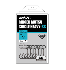 BKK BKK SS Mutsu 3X Heavy Ringed Circle Hook Pocket Packs