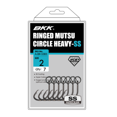 BKK BKK SS Mutsu 3X Heavy Ringed Circle Hook Pocket Packs