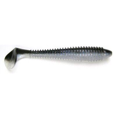 Keitech Keitech FS28-436 Fat Swing Impact Swimbait 2.8in Black Shad