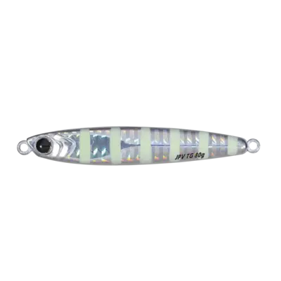 Major Craft Major Craft JPVTG-180-007 JigPara TG Tungsten Vertical 180g Zebra Glow