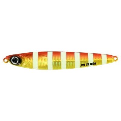 Major Craft Major Craft JPVTG-180-077 JigPara TG Tungsten Vertical 180g Zebra Red Gold