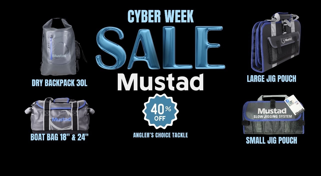  -40% off Mustad Bags Cyber Savings!