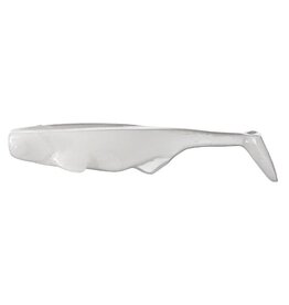 MC Swimbaits MC Swimbait Weedless Finesse 3in Swimmer White Pearl