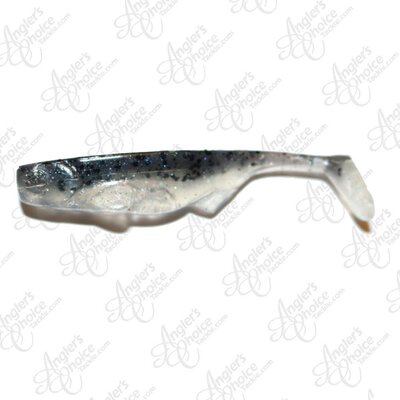 MC Swimbaits MC Swimbait Weedless Finesse 3in Swimmer Salt/Pepper