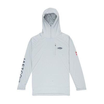 Aftco Bluewater Aftco Jason Christie Hooded LS Sun Shirt