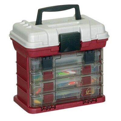Plano Plano 135402 4-By Drawer System 3500 Red/Silver
