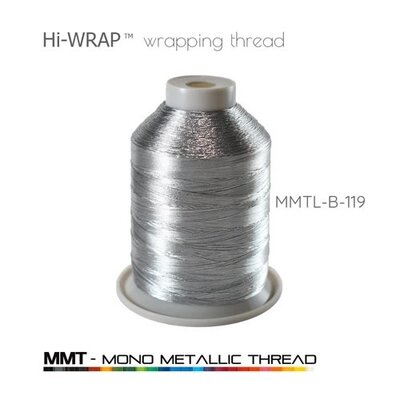 Seaguide Hi-Wrap B Metallic Thread Silver 4oz