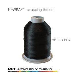 Seaguide Hi-Wrap D Poly Thread Black 4oz