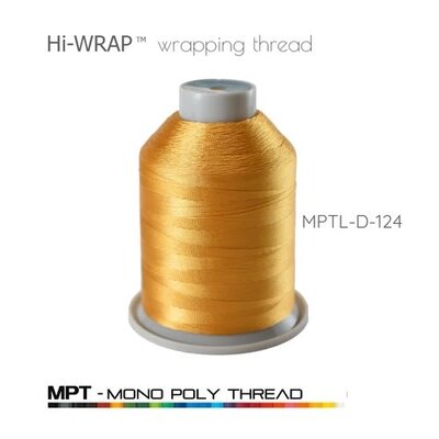 Seaguide Hi-Wrap D Poly Thread Gold 4oz