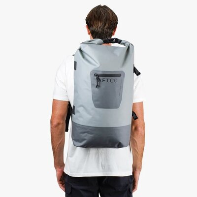 Aftco Aftco ABP009STL Slammer Waterproof Dry Backpack Steel