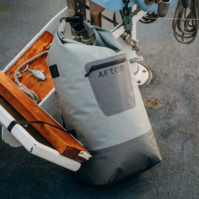 Aftco Aftco ABP009STL Slammer Waterproof Dry Backpack Steel